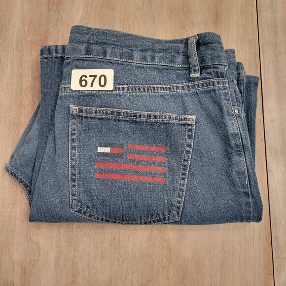 Tommy Hilfiger Jeans with Draw String Women Size 10 Inseam 25 Regular Wash - Picture 10 of 10